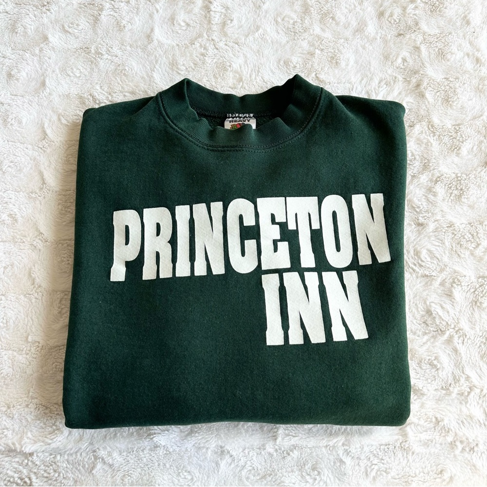 Vintage Princeton Inn Crewneck Sweatshirt Mens XL Green Forbes College Tigers PI